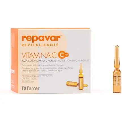 Ser Vitamina C, Repavar, Revitalize, 20 fiole, revitalizant Cumpărături sigure