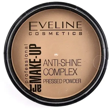 Preferatul clienților Pudră compactă, Eveline, Art Makeup, bej auriu