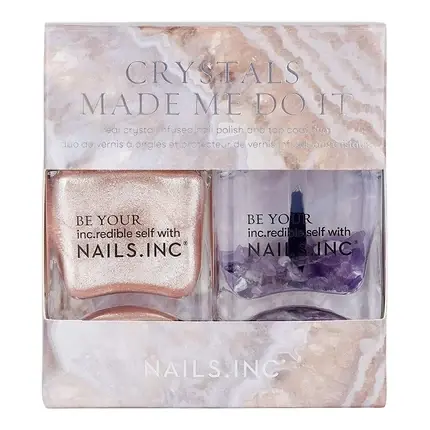 Lac de unghii, Nails Inc, Crystals Made Me Do It, roz și violet Plată securizată