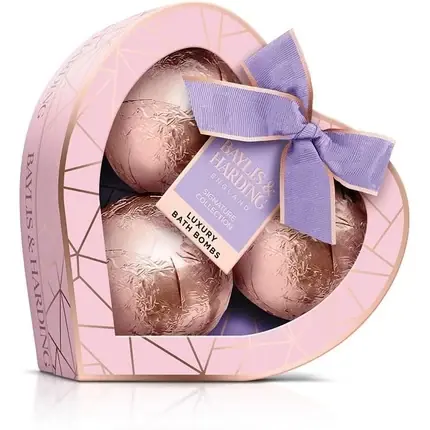 Bestseller Set Cadou Baie, Baylis & Harding, Bomboane Efervescente, Roz