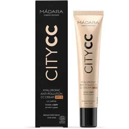 Chilipir CC Cream, Mádara, SPF15, Light Beige, 40ml