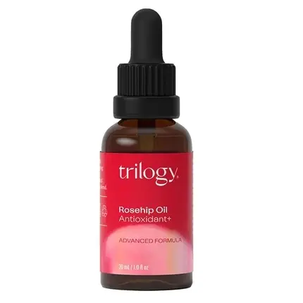 Retur ușor Ulei Corp, Trilogy, Rosehip Oil Antioxidant+, maroniu, 30ml