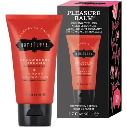 Cel mai vândut Balsam stimulare, Kama Sutra, Pleasure Balm, roșu