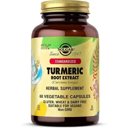 Extract de Turmeric, Solgar, capsule vegetale, 60 bucăți Vezi acum