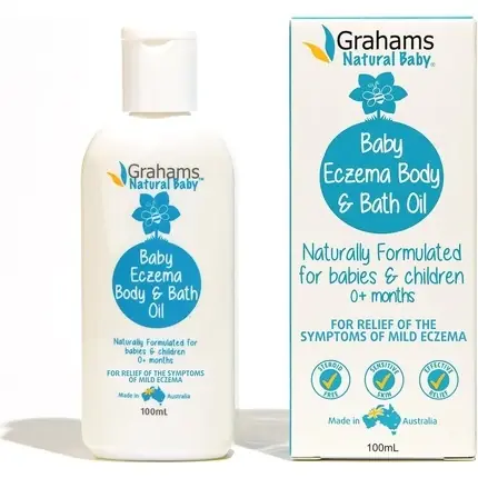 Livrare rapidă Ulei corp, Grahams, Baby Eczema, 100ml