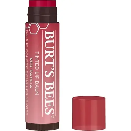 Noutate Balsam de buze, Burt‘s Bees, Red Dahlia, 100% natural