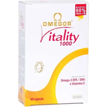 Supliment Omega-3, Omegor, Vitality 1000, 60 capsule Ofertă limitată