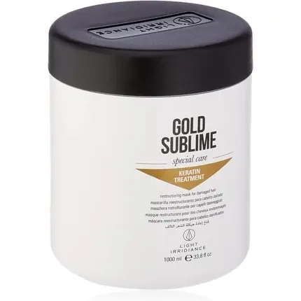 Masca de Păr Light Irridiance, Gold Sublime, 1000ml, Alb Ofertă limitată