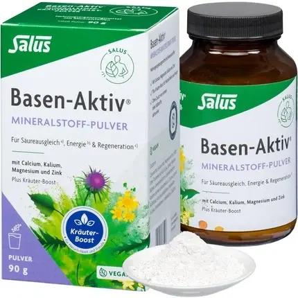 Pulbere Minerale, Salus, Basen-Aktiv, 90g, Alb Disponibil imediat