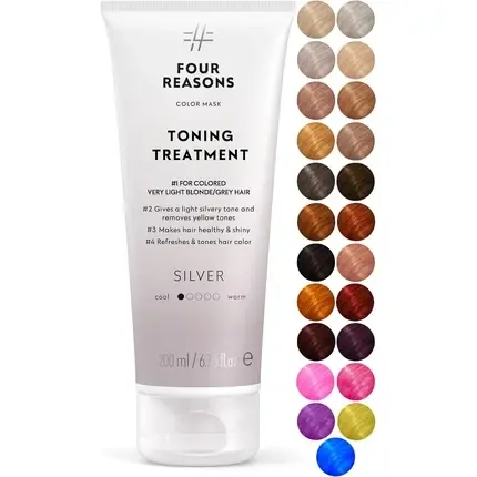 Vopsea păr, Four Reasons, Toning Treatment, argintiu Reducere extra