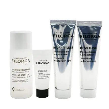 Promoție Kit Curățare Facială, Filorga, Intense Hydration, alb