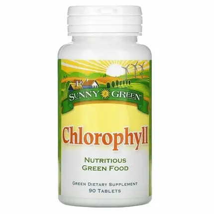 Supliment alimentar, Sunny Green, Chlorophyll, 90 tablete Reducere specială