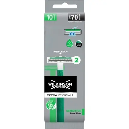 Super ofertă Aparat de ras, Wilkinson Sword, Extra Essential, verde, 10 buc