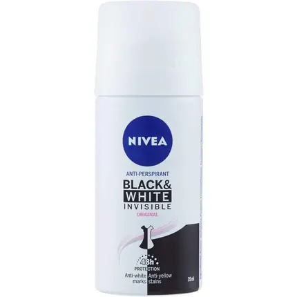Expediere rapidă Spray Deodorant Nivea Black & White 35ml Alb