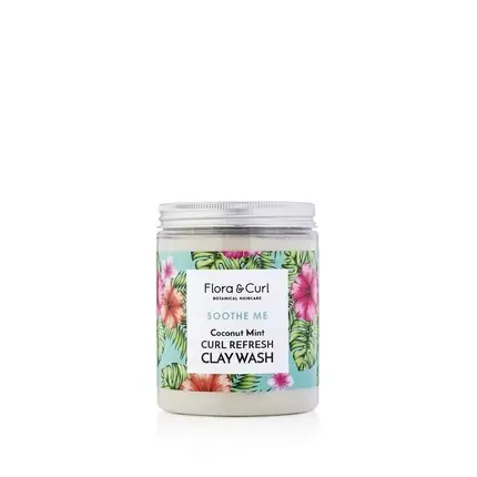 Nu rata Șampon, Flora & Curl, Clay Wash, verde, 260g