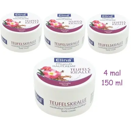 Plată sigură Cremă corp, Elina Med, Teufelskralle, 150 ml, 4 bucăți