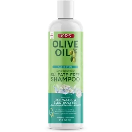 Șampon Ors Olive Oil Max Moisture fără sulfați, Verde, 473ml Expediere rapidă