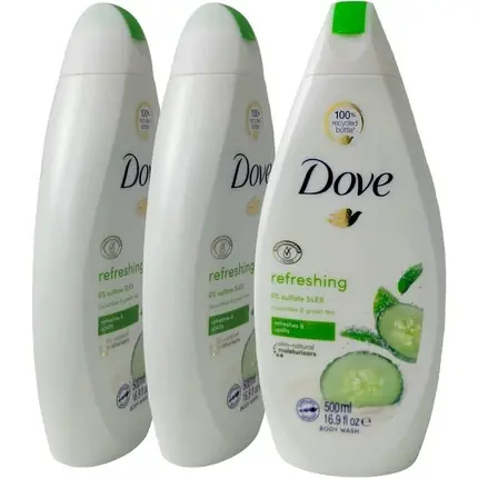Vezi acum Gel de duș, Dove, Cucumber & Green Tea, 500ml