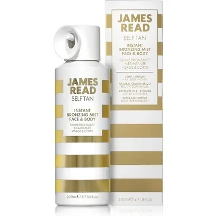 Reducere Spray autobronzant, James Read, Instant, aur alb