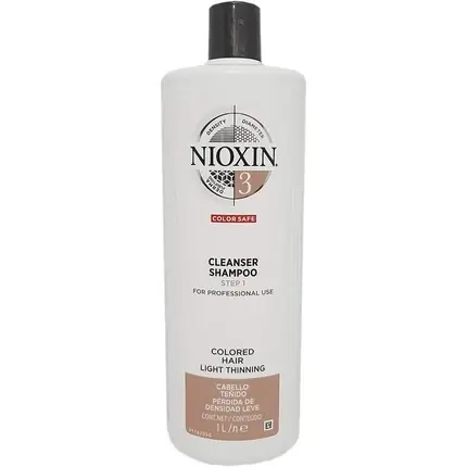 Șampon, Nioxin, System 3, 1L, alb Premium