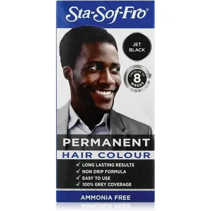 Cel mai bun preț Vopsea de păr, Sta-Sof-Fro, permanent, negru intens
