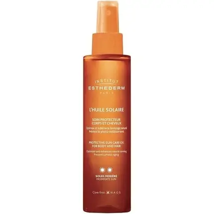Ulei solar, Esthederm, L‘Huile Solaire, 150ml, portocaliu Livrare expres