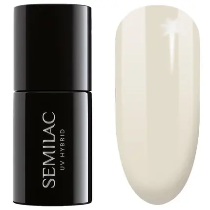 Reducere de preț Lac de unghii Semilac, UV Hybrid, Ivory 7ml