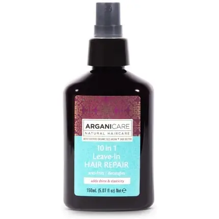 Plată sigură Balsam Arganicare Leave-in 10 in 1, 150ml, negru
