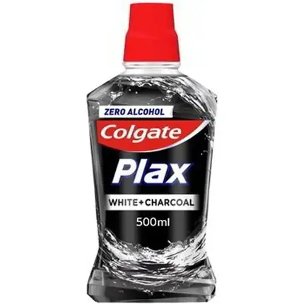 Expediere rapidă Apă de gură, Colgate, Plax White + Charcoal, 500ml