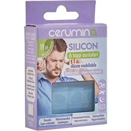 Tampoane auriculare, Pietrasanta Pharma Cerumina, silicon, albastru Preț redus