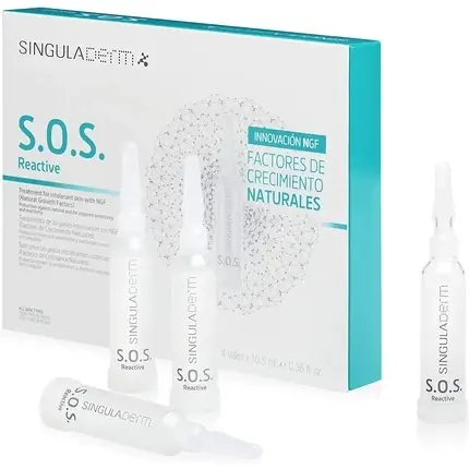 Ser Singuladerm S.O.S Reactive 4 fiole alb Livrare rapidă