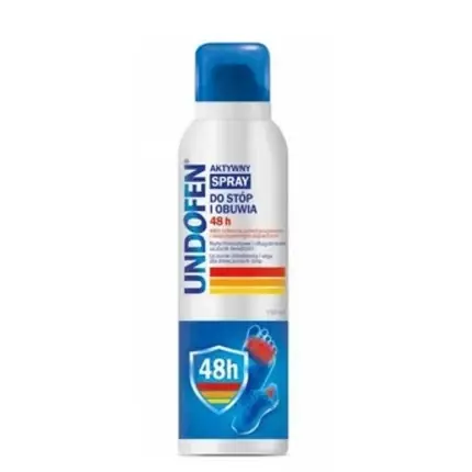 Cumpărături sigure Spray picior, Undofen, Active 48h, albastre