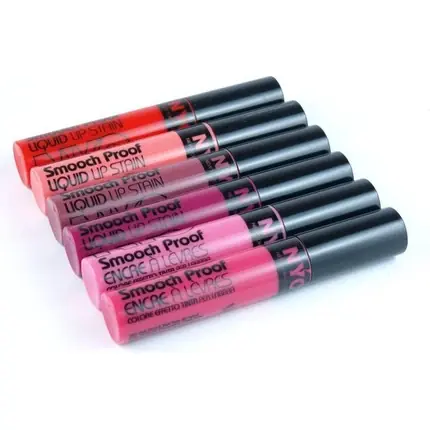 Plată securizată Gloss de buze, Nyc, Smooch Proof, set 6 culori