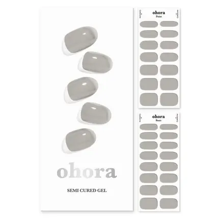 Benzi gel semiprelucrate, Ohora, N Tint Gray, gri Plată sigură