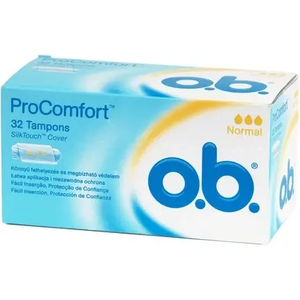 Ofertă de sezon Tampoane O.B ProComfort, Normal, 32 bucăți