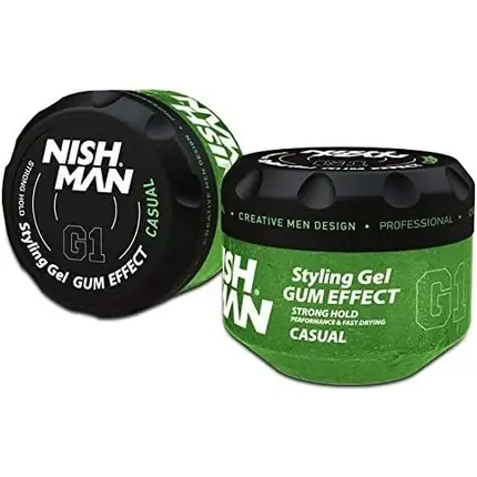 Gel de Styling, Nishman G1, Efect Gum, Verde Disponibil imediat