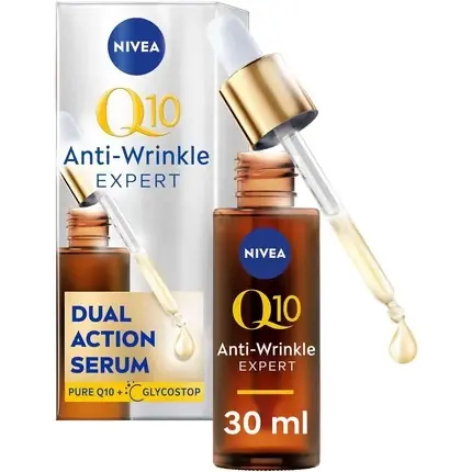 Disponibil imediat Ser antirid, Nivea, Q10, 30 ml, maro