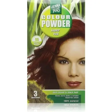 Ofertă specială Vopsea păr, Hennaplus, Super Red, 160g