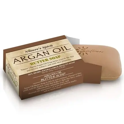 Preț mic Săpun solid, Nature‘s Spirit, Argan, 140g