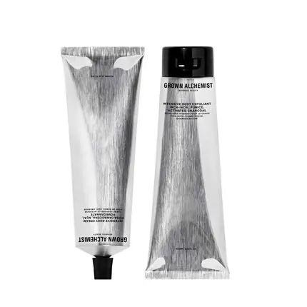 Cel mai bun preț Set Grown Alchemist, Exfoliant și Cremă, argintiu