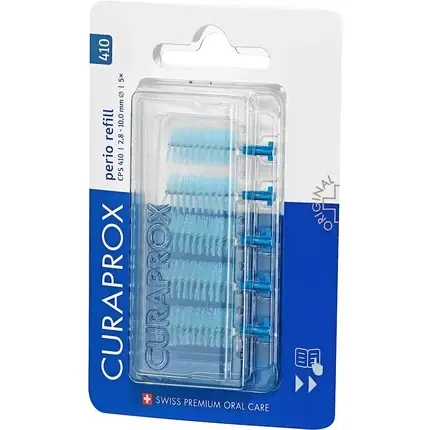 Perii interdentare Curaprox CPS 410, albastru, set 5 bucăți Cumpărături sigure