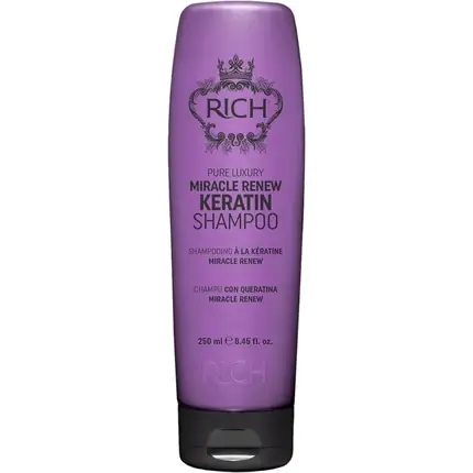 Cel mai bun preț Șampon Rich Miracle Renew Keratin, violet, 250ml