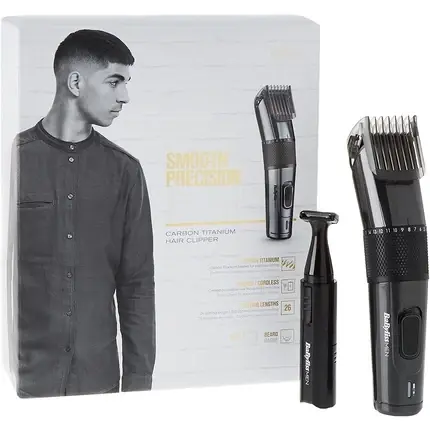 Cumpără acum Aparat tuns, Babyliss, carbon titanium, negru argintiu