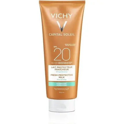 Lichidare de stoc Lapte protector corp, Vichy, Soleil SPF20, 300 ml