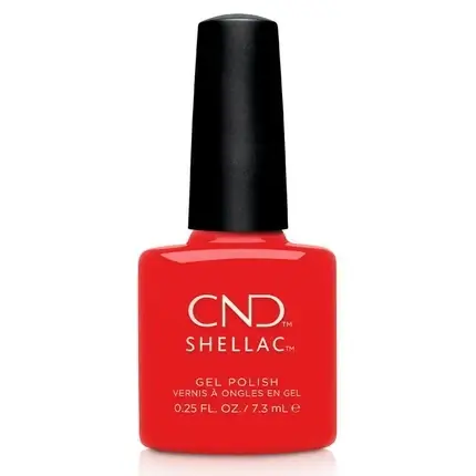 Retur gratuit Lac de unghii, Cnd, Shellac, roșu, 7.3ml