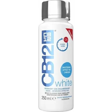 Apa de gură, CB12, White, alb 250 ml Doar azi