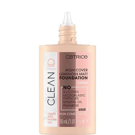 Fond de ten, Catrice, Clean ID, 30ml, piersică Doar azi