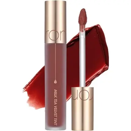 Cel mai bun preț Ruj lichid, Rom&Nd, Milk Tea Velvet Tint, maro