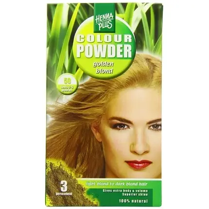 Vopsea Păr, Hennaplus, Golden Blond, Pudră Nu rata