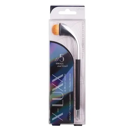 Pensulă ovală, Brushworks, X-Luxx No. 5, negru-portocaliu Calitate înaltă